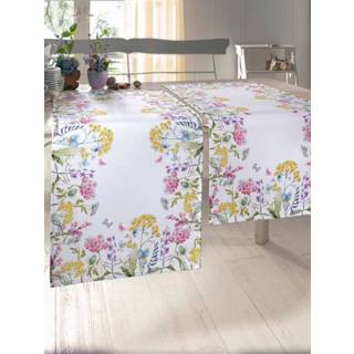 👉 Tafel linnen waardige gebloemd unisex wit multicolor polyester Tafellinnen Frida Webschatz wit/multicolor 4055704347551 4055704347568 4055704347841 4055704347599