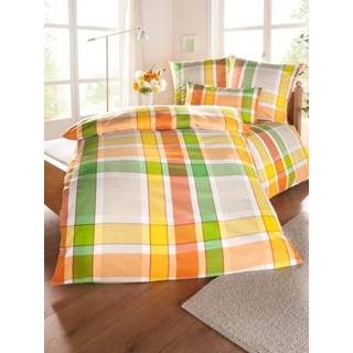 👉 2-delige set bedlinnen Olle Webschatz grijs/multicolor