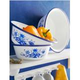 👉 Set van 3 schalen Krüger wit/blauw