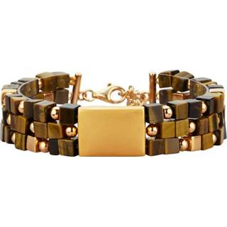 👉 Armband bruin zilver vrouwen van tijgeroog Diemer Farbstein 4055704396016 5450543465289