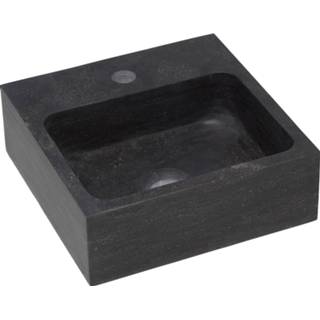 👉 Hardstenen fontein natuursteen vierkant cube antraciet Mueller hardsteen 30x30x10cm 7432030373381