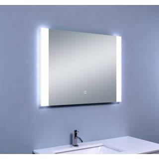 👉 Spiegel rechthoekig sunbeam Mueller dimbare LED 80x60cm met spiegelverwarming 7432030363313