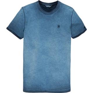 👉 Dress s men t-shirts R-neck cold dyed solid jersey blues 8719419347638