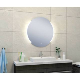 👉 Spiegel chroom rond round Mueller dimbare LED condensvrije 80cm 7439656372316