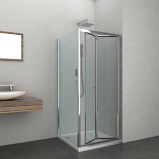 👉 Douchecabine vouwdeur elite chroom Badstuber 90x90 met anti-kalk 7439656358372