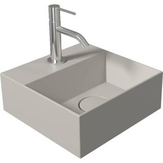 👉 Fontein grijs mat keramiek vierkant spy Salenzi met clickwaste 30x30 cm 8719304469162