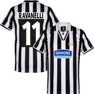 👉 Retroshirt zwart Juventus Retro Shirt 1994-1995 + Ravanelli 11