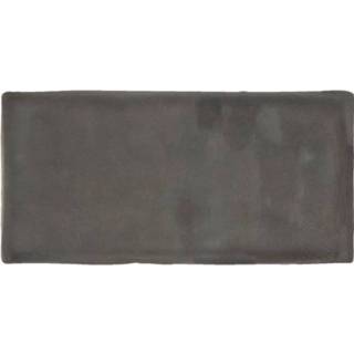 👉 Wandtegel graphite grijs donker glans keramiek atlas Jabo 7.5x15 6013913854879