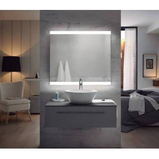 👉 Spiegel rechthoekig emma FOCCO LED 80x70 met twee banen 7439656873875