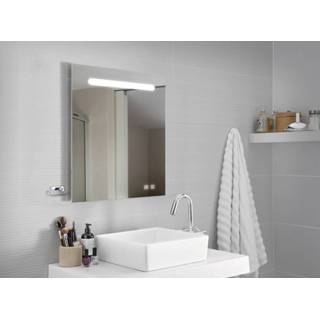 👉 Spiegel rechthoekig lina FOCCO LED 80x70 met usb aansluitingen en spiegelverwarming 7439656874858