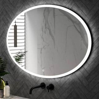 👉 Spiegel aluminium ovaal horizon Sanituba 120cm met LED verlichting en touch bediening 6013920336337
