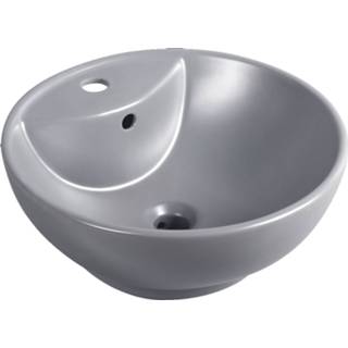 👉 Waskom grijs keramiek rond Kerra KR 191 GR 46cm 6013929825887