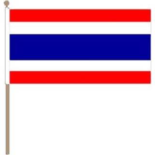 👉 Zwaaivlag stof active Thailand 15x22,5cm | 7435127598575