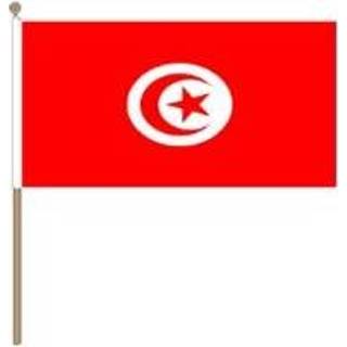 👉 Zwaaivlag stof active Tunesie 30x45cm | 7435127387353