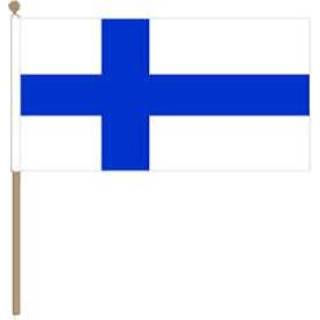 👉 Zwaaivlag stof active Finland 30x45cm | 7435127327397