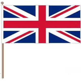 👉 Zwaaivlag stof active Verenigd Koninkrijk 15x22,5cm | 7435127326383