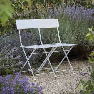 👉 Tuinbank wit metalen zwart 5039314063000