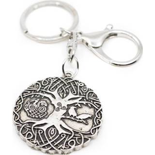 👉 Sleutelhanger metaal Noorse Tree of Life - Yggdrasil 7448138823833