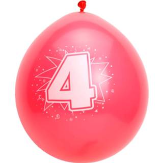👉 Ballon Ballonnen 4 jaar, 8st.