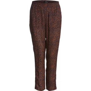 👉 Bruin viscose broeken vrouwen Set 68783