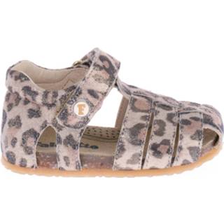 👉 Sandaal beige vrouwen Falcotto Alby sandalen glitter panterprint