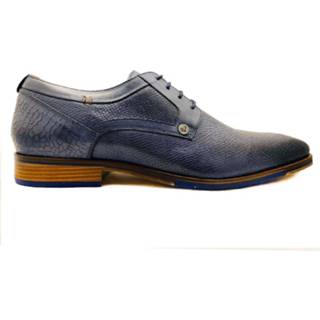 👉 Veterschoenen blauw leather herenschoenen male Australian matteo 8718474684405