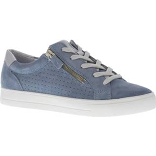 👉 Sneakers blauw leer damesschoenen vrouwen licht Cypres 103537 2700003198183 2700003198190 2800003198197