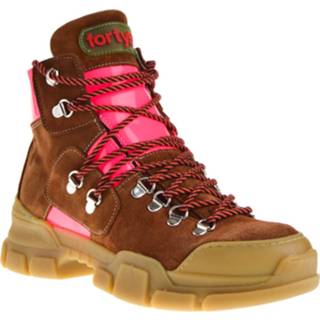 👉 Veterboots beige damesschoenen vrouwen Forty 5 degrees Dames 2000001404904