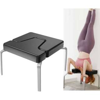 👉 Inverted Stool Yoga Stretching Extra Stoel Huishoudelijke Fitnessapparatuur Benodigdheden (Zwart)