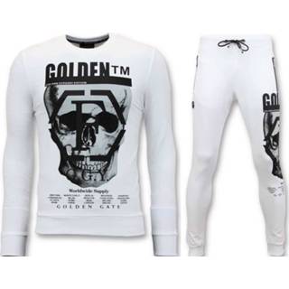 👉 Trainingspak wit katoen l male mannen Enos heren met print 7435144120179