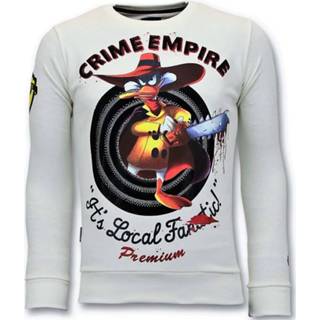 👉 Sweater wit katoen l male mannen Local Fanatic Luxe heren 7435144132172