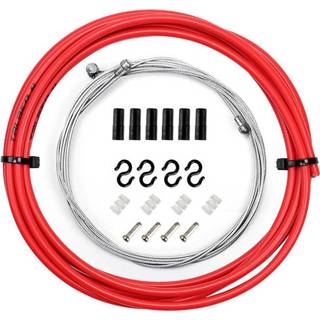 👉 Remkabel rood PVC active 7 in 1 paddestoelkop buisset voor racefiets (rood) 6019951347342