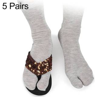 👉 Active Schoonheid>Orthotics mannen vrouwen 5 paar Geta-sokken Hallux Valgus-correctie Two Toe-sokken voor heren / dames, willekeurige kleurweergave 6922762993120