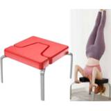 👉 Kruk rood active entertainment Omgekeerde Yoga Stretching Extra stoel Huishoudelijke fitnessapparatuur Benodigdheden (rood)