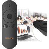 👉 Wireless presenter zwart active VIBOTON VMP07 2,4 GHz multimediapresentatie Remote PowerPoint Clicker Handheld Controller Flip Pen, besturingsafstand: 15 m (zwart) 6922602760769