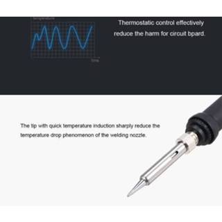 👉 Thermostaat PX-988 Digital Soldering Iron Backlight LCD Thermostat Lead-free Electric Station EU Plug