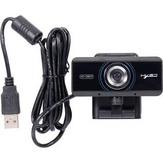👉 Webcam zwart mannen HXSJ S4 HD 1080P Manual Focus Computer Camera Built-in Microphone Video Call Web for PC Laptop Black