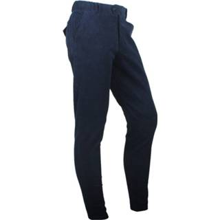 👉 Pantalon blauw stof l male mannen Ferlucci heren paulo stretch rib corduroy navy 8720086051056