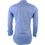 👉 Herenoverhemd blauw XL male mannen Montazinni heren overhemd oxford - 8720086003215