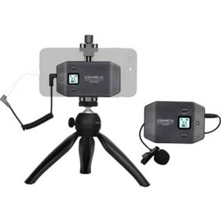 👉 Smartphone COMICA CVM-WS50(C) 6-Channel UHF Wireless Lavalier Microphone System