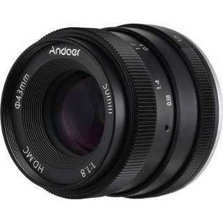👉 Cameralens large Andoer 50mm F1.8 Digital Camera Lens Aperture APS-C Frame Multilayer Film Coating Mirrorless