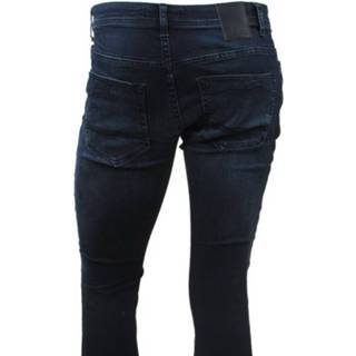 👉 Heren jean blauw male mannen zwart Cars jeans super skinny stretch lengte 36 dust blue black 8718082922579