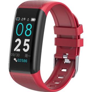 👉 Smartwatch blauw active C20 1,14 inch IPS touchscreen IPX67 waterdichte smartwatch, ondersteuning oproepherinnering / hartslagmeting bloeddrukmeting slaapmonitoring (blauw) 6019954027050