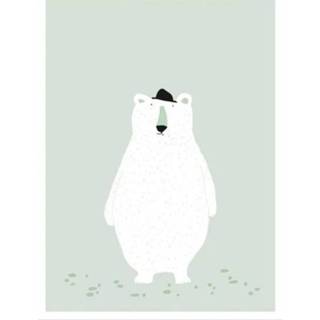 👉 Poster groen papier Trixie Mr. Polar Bear 30 x 40 cm 5420047992024