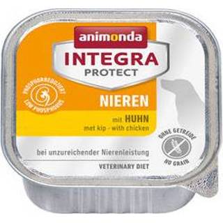 👉 Animonda Integra Protect Dog Nieren - Kip 11 x 150 g kuipjes 4017721764001
