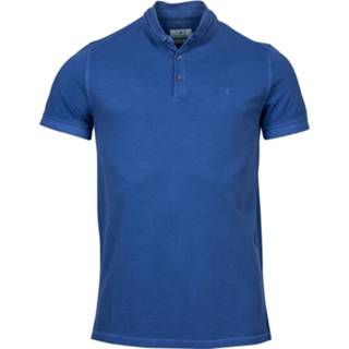 👉 Poloshirt blauw m mannen male Thomas Maine Heren pique slim fit