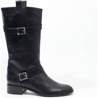 👉 Schoenen zwart leer damesschoenen vrouwen Cervone laarzen