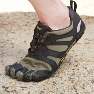 👉 Male groen zwart Vibram Fivefingers V-trail 2.0 men 19m7602 ivy/black 847100079990