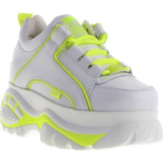 👉 Veterboots wit damesschoenen vrouwen Buffalo plateau 2000001338711