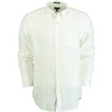 👉 Shirt linnen wit l male Gant Linen reg bd 3012420/110 7325705711864